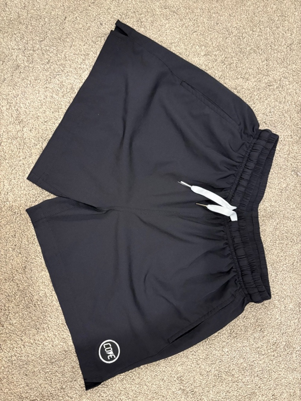 Cove Black Athletic Shorts